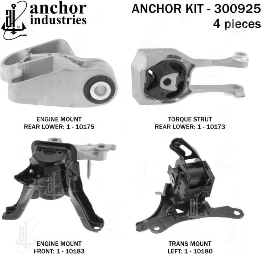 ANCHOR MOUNTS 300925 ENGINE MNT KIT