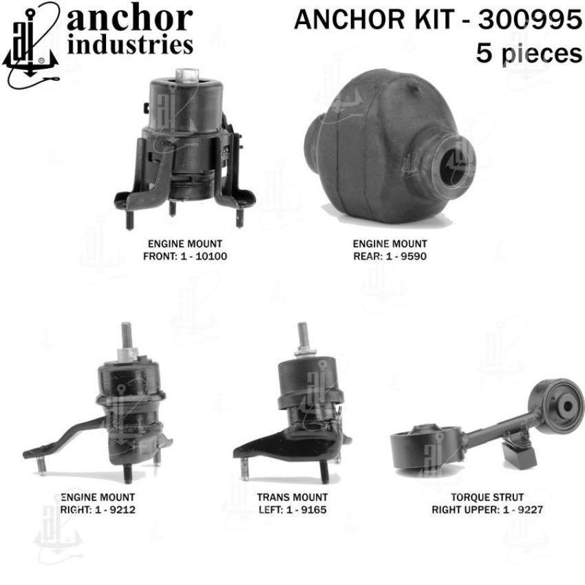 ANCHOR MOUNTS 300995 ENGINE MNT KIT