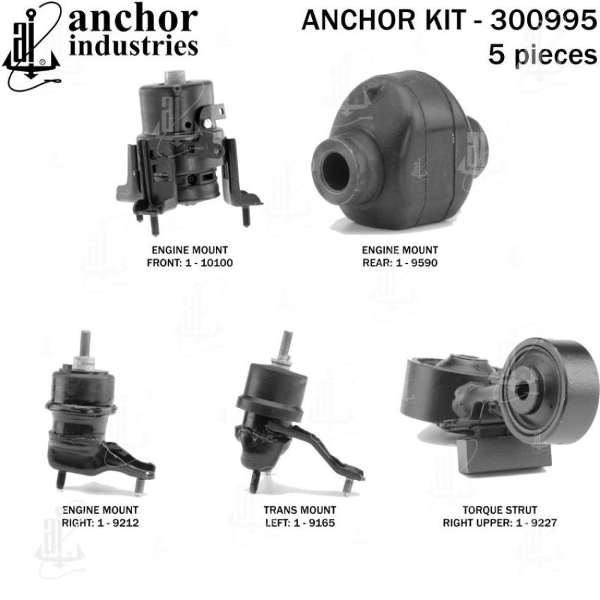 ANCHOR MOUNTS 300995 ENGINE MNT KIT