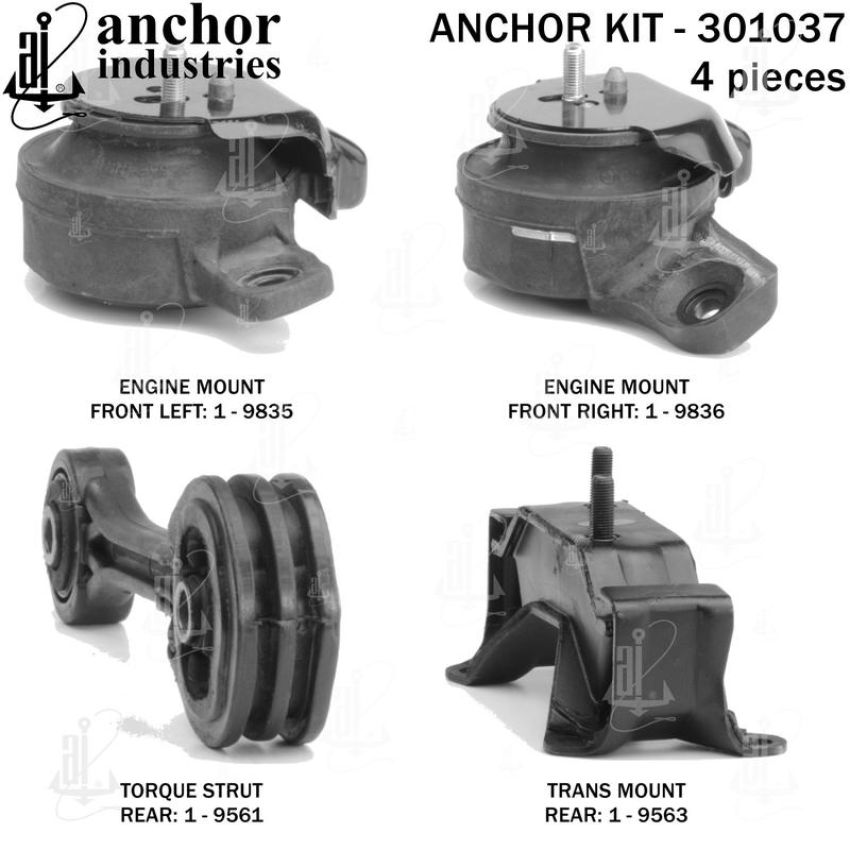 ANCHOR MOUNTS 301037 ENGINE MNT KIT