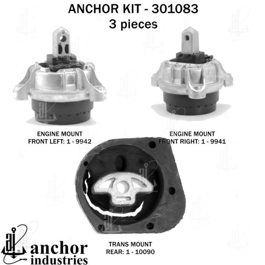 ANCHOR MOUNTS 301083 ENGINE MNT KIT