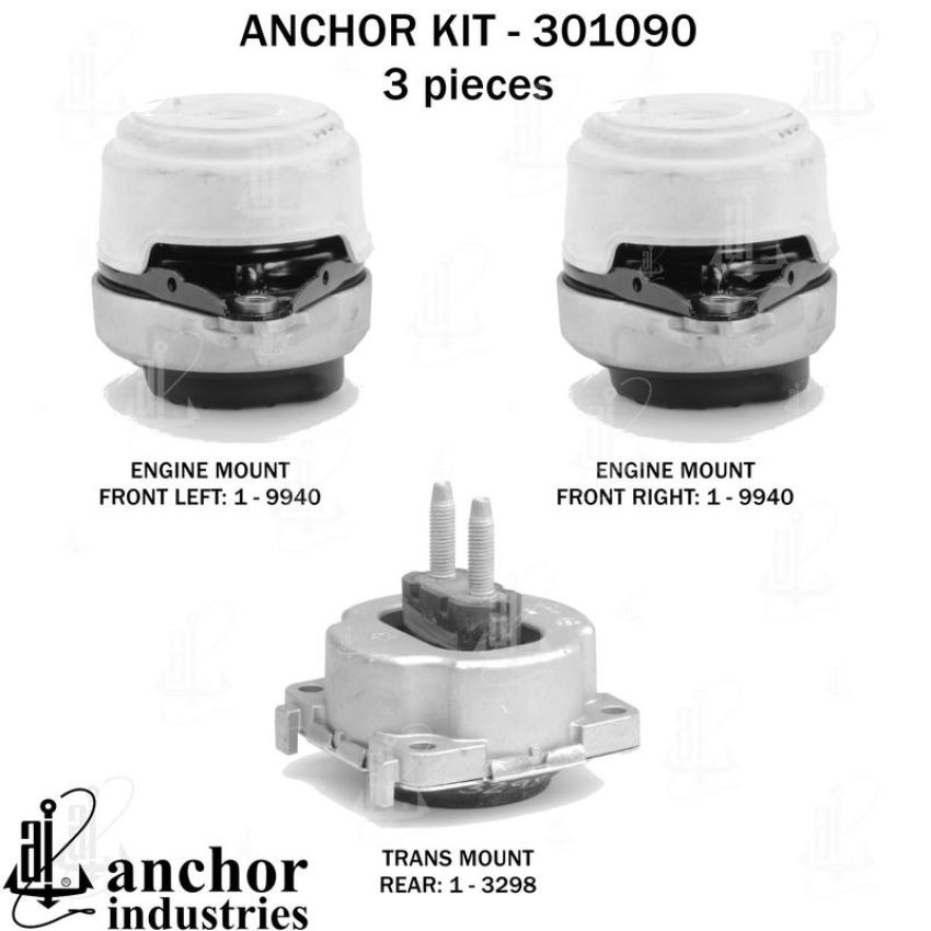 ANCHOR MOUNTS 301090 ENGINE MNT KIT