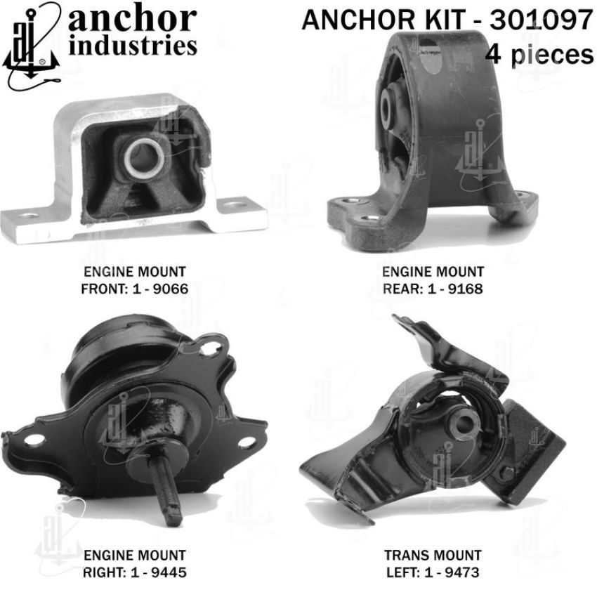 ANCHOR MOUNTS 301097 ENGINE MNT KIT