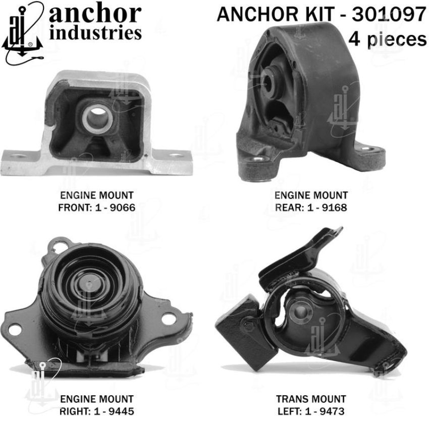 ANCHOR MOUNTS 301097 ENGINE MNT KIT