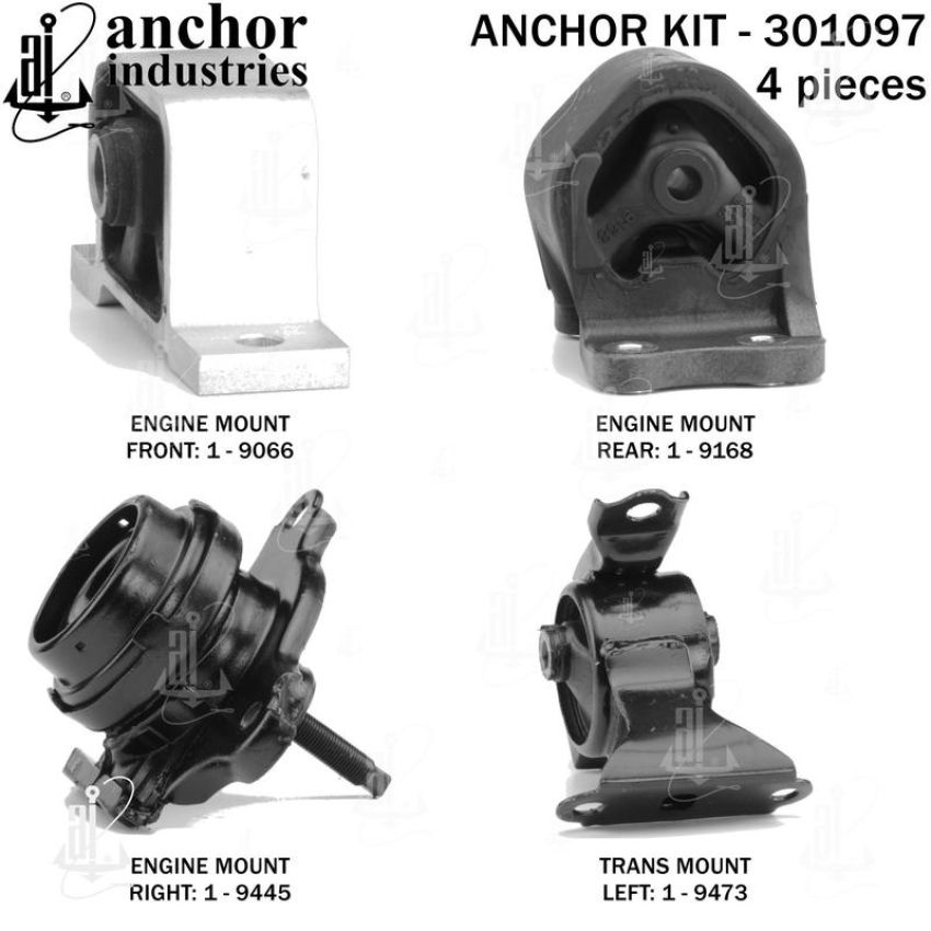 ANCHOR MOUNTS 301097 ENGINE MNT KIT
