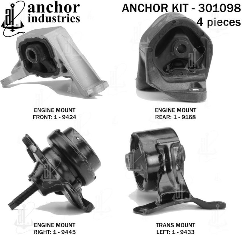 ANCHOR MOUNTS 301098 ENGINE MNT KIT