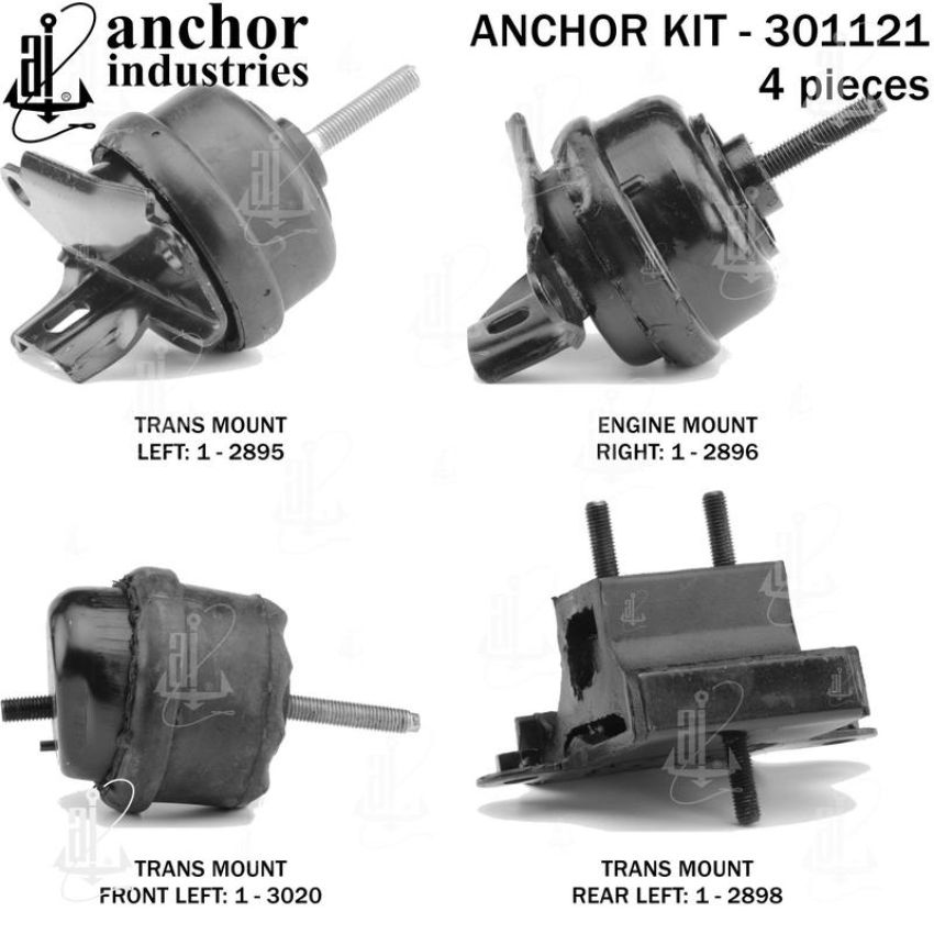 ANCHOR MOUNTS 301121 ENGINE MNT KIT