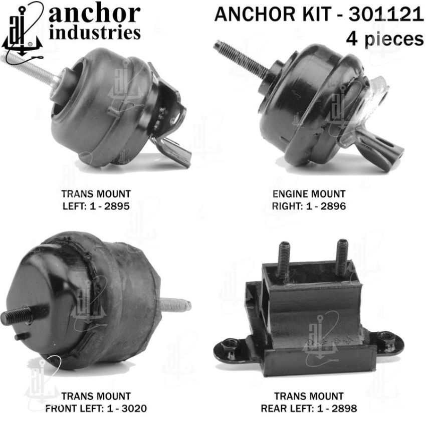 ANCHOR MOUNTS 301121 ENGINE MNT KIT