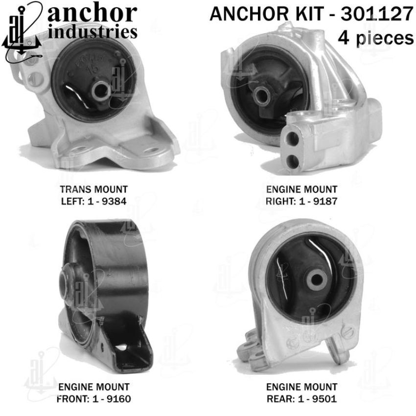ANCHOR MOUNTS 301127 ENGINE MNT KIT