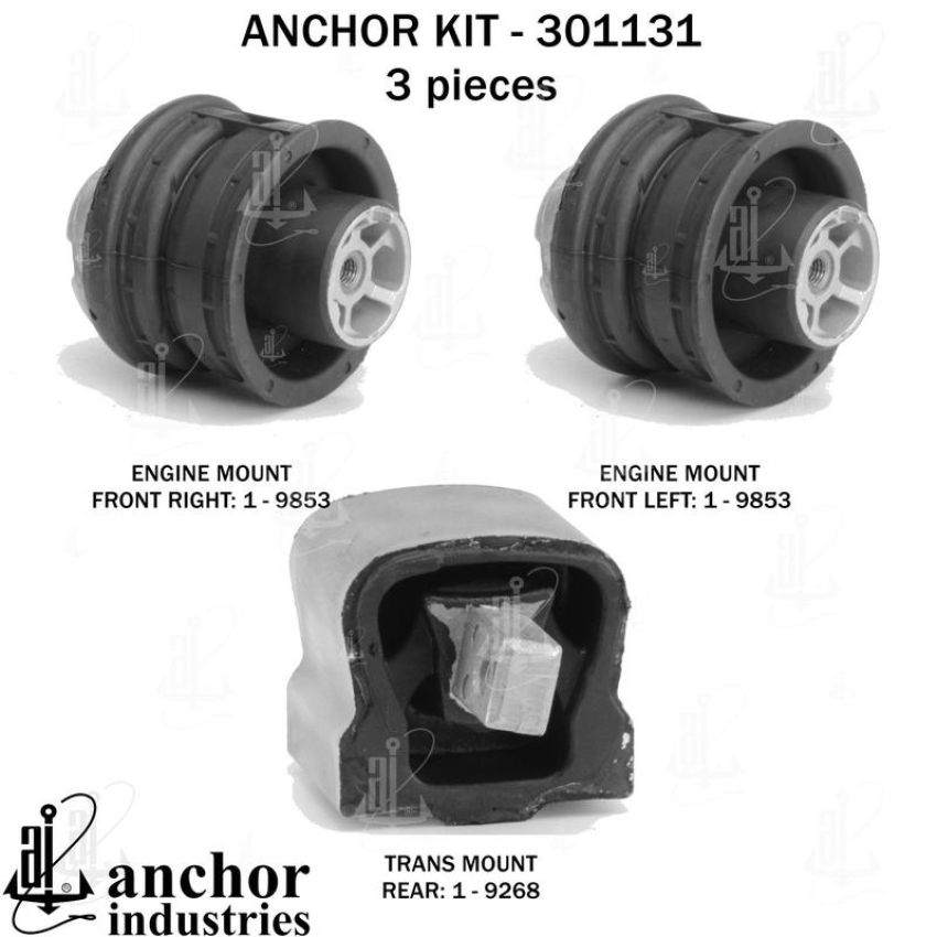 ANCHOR MOUNTS 301131 ENGINE MNT KIT