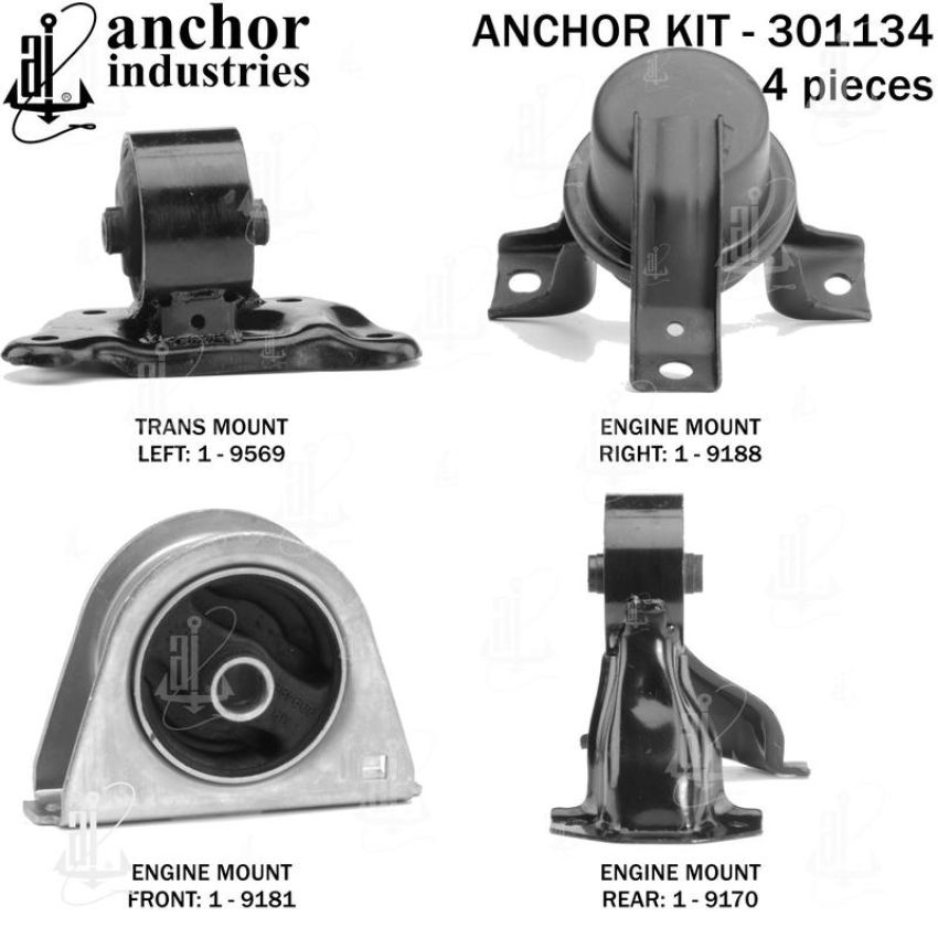 ANCHOR MOUNTS 301134 ENGINE MNT KIT