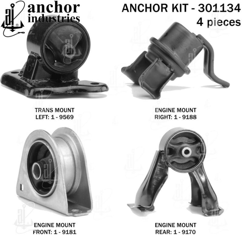 ANCHOR MOUNTS 301134 ENGINE MNT KIT