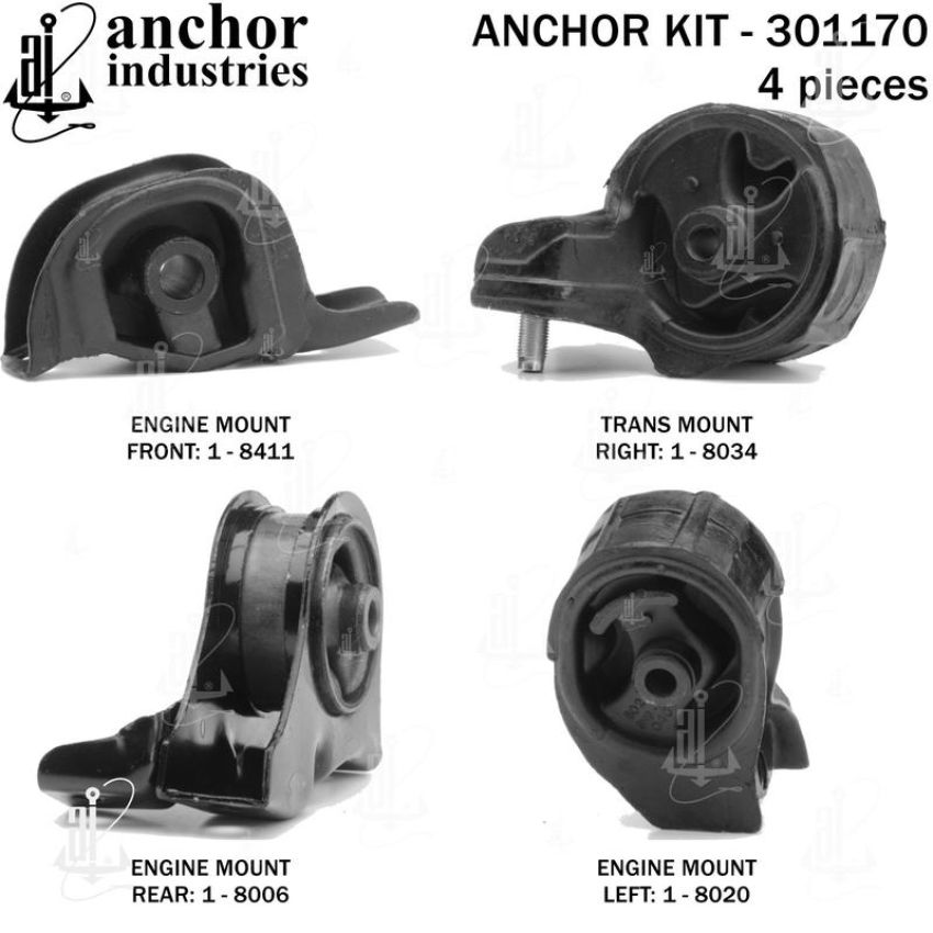 ANCHOR MOUNTS 301170 ENGINE MNT KIT