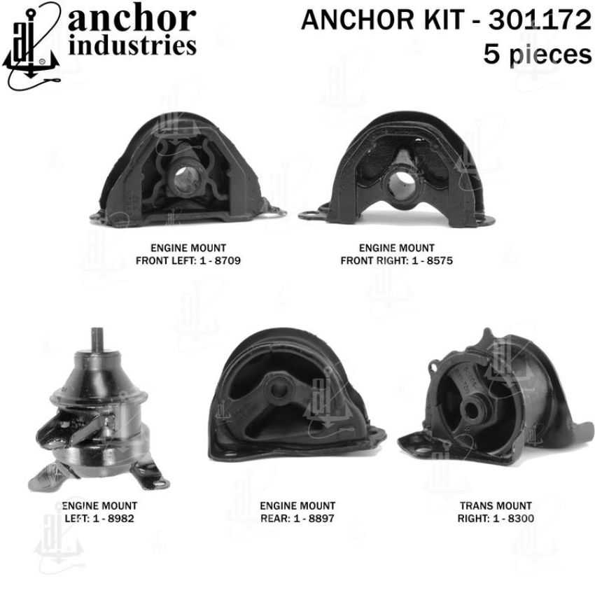 ANCHOR MOUNTS 301172 ENGINE MNT KIT