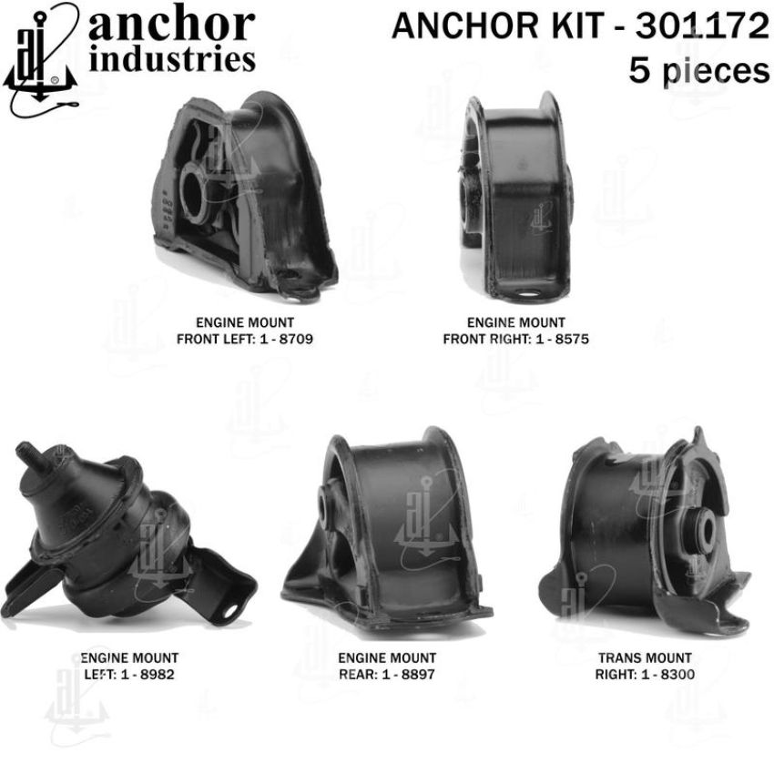 ANCHOR MOUNTS 301172 ENGINE MNT KIT