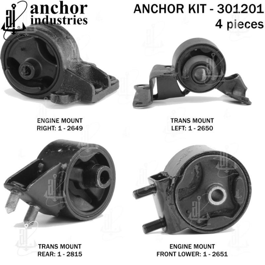 ANCHOR MOUNTS 301201 ENGINE MNT KIT