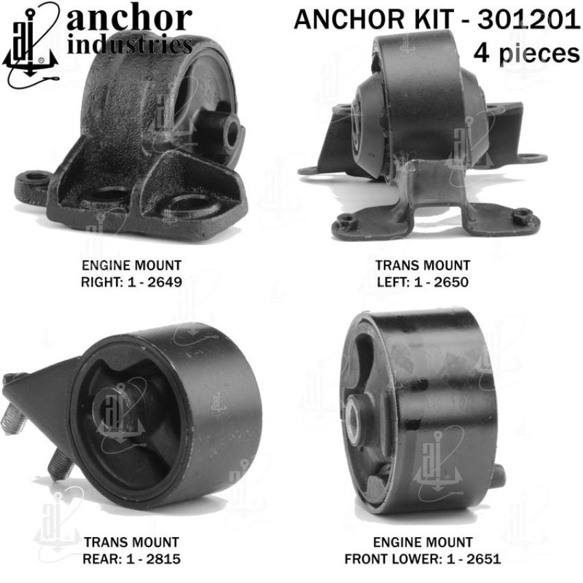 ANCHOR MOUNTS 301201 ENGINE MNT KIT