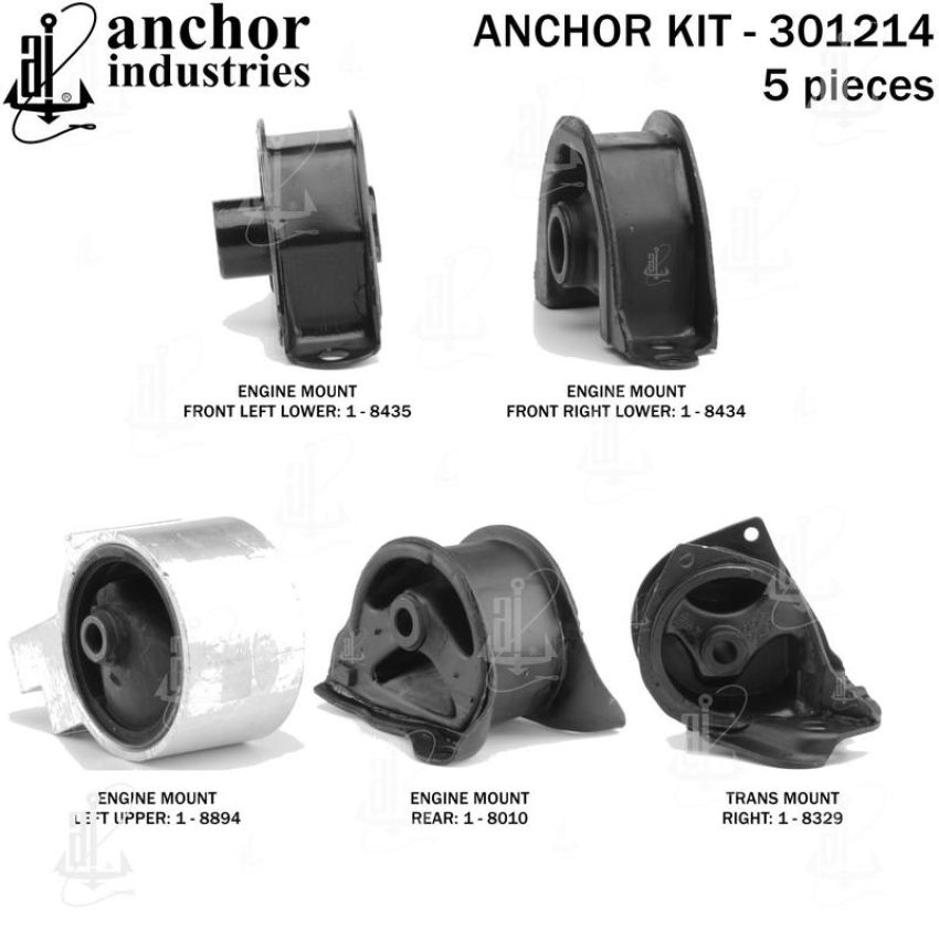 ANCHOR MOUNTS 301214 ENGINE MNT KIT