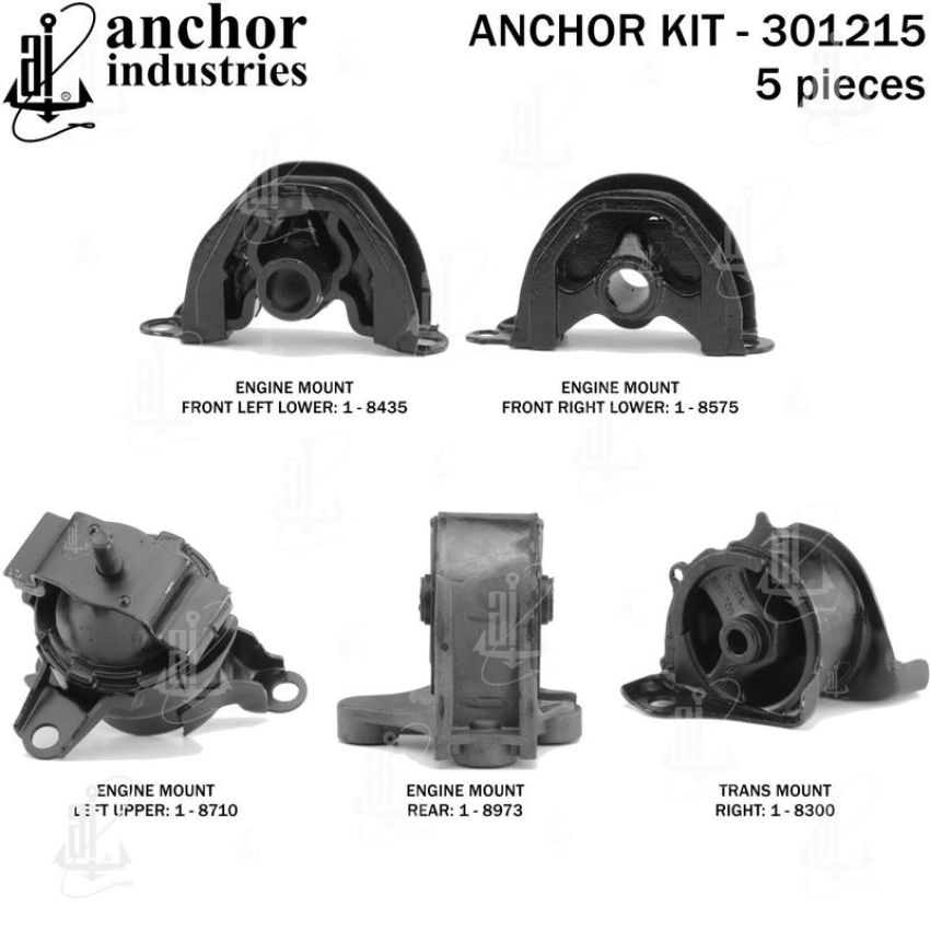 ANCHOR MOUNTS 301215 ENGINE MNT KIT