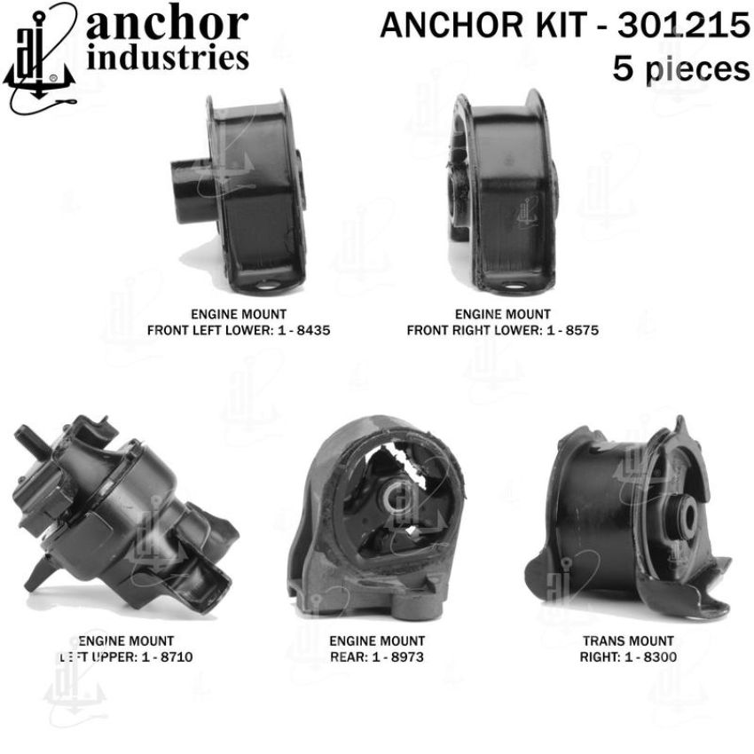 ANCHOR MOUNTS 301215 ENGINE MNT KIT