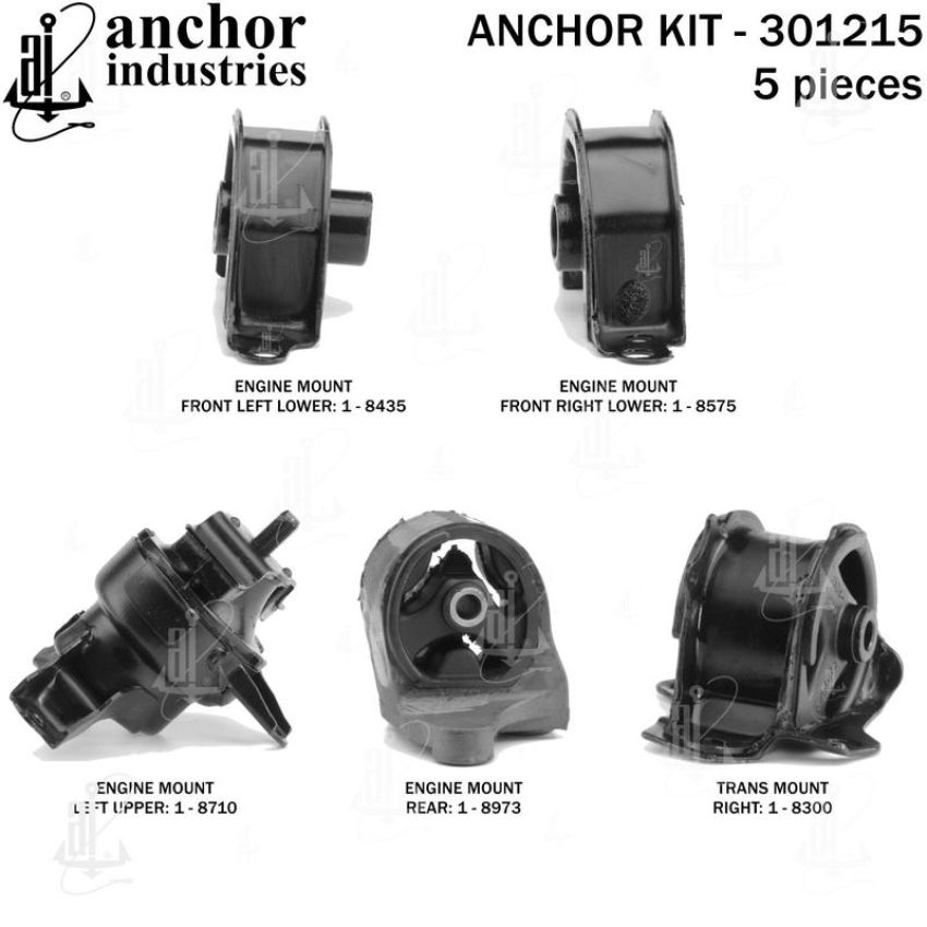 ANCHOR MOUNTS 301215 ENGINE MNT KIT