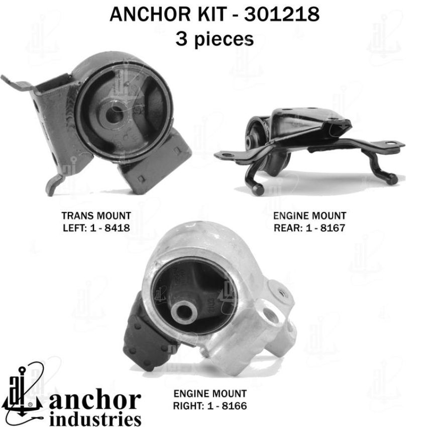 ANCHOR MOUNTS 301218 ENGINE MNT KIT