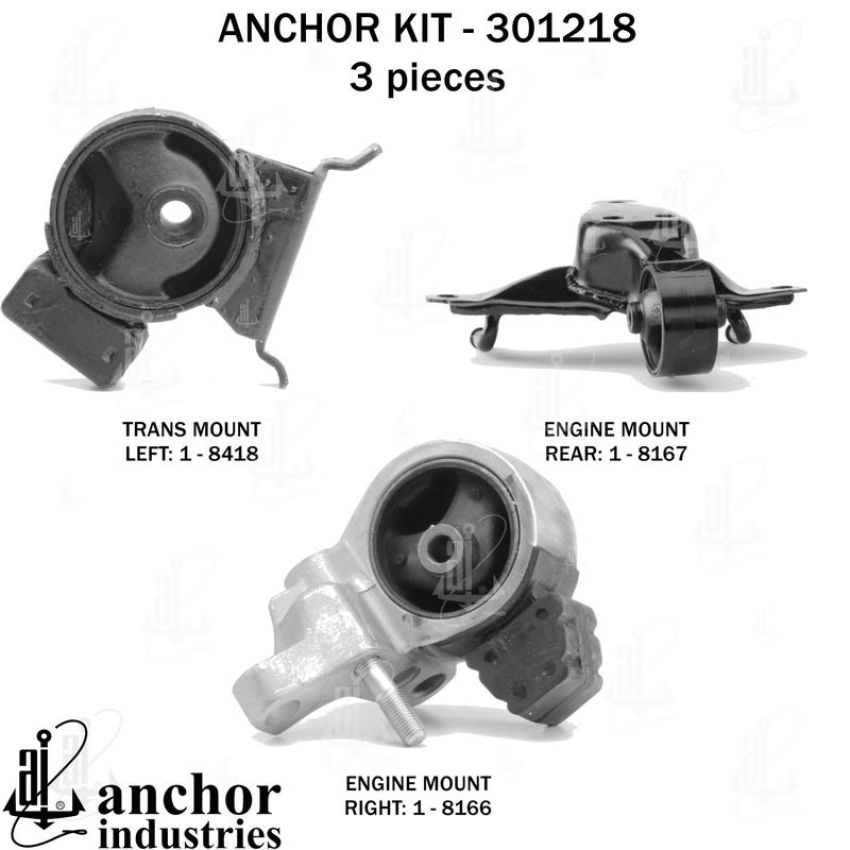 ANCHOR MOUNTS 301218 ENGINE MNT KIT