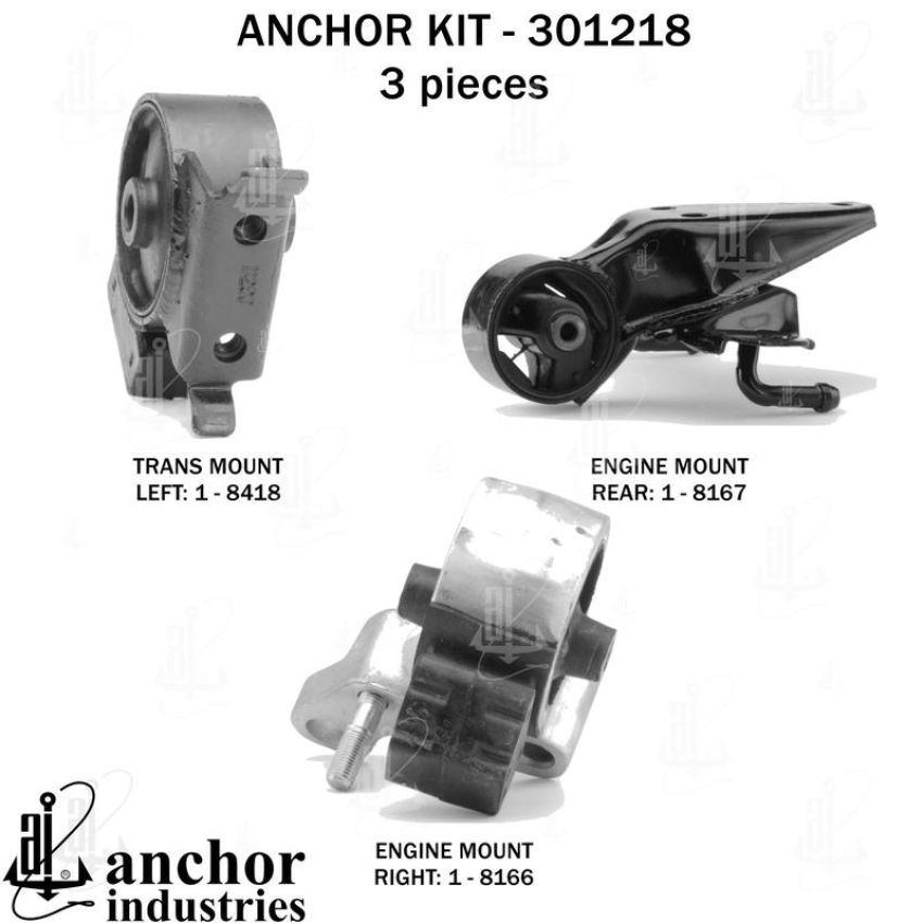 ANCHOR MOUNTS 301218 ENGINE MNT KIT