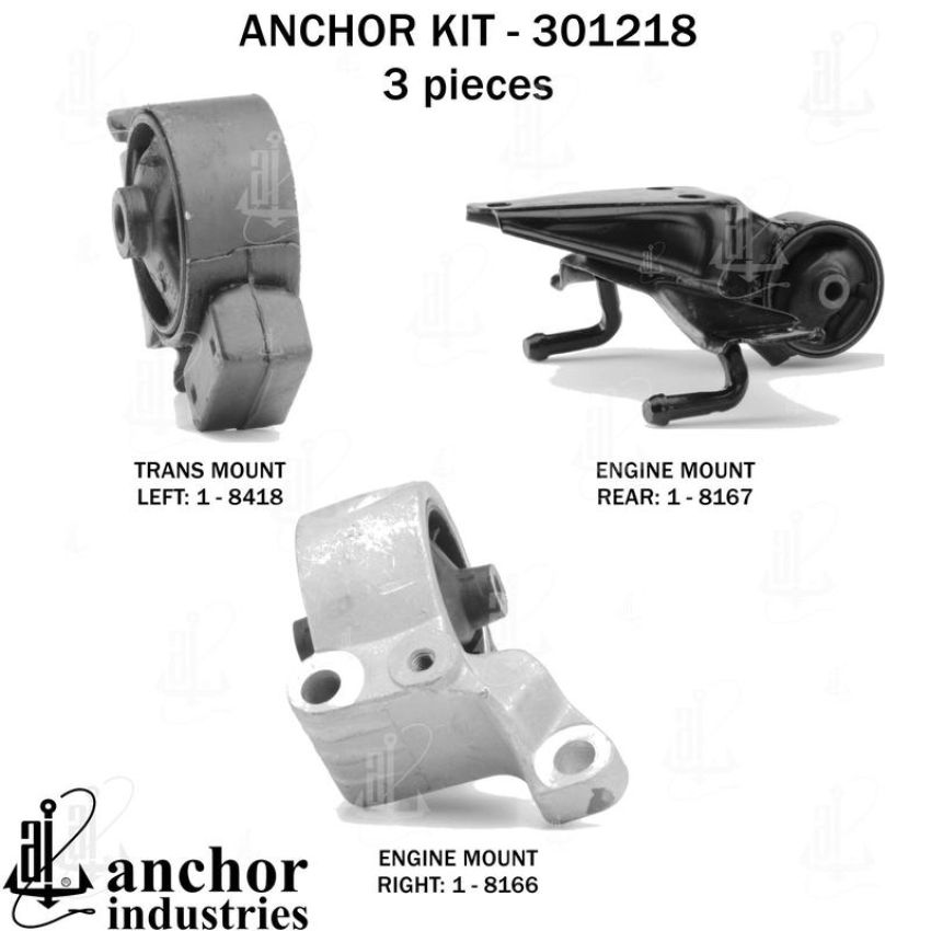 ANCHOR MOUNTS 301218 ENGINE MNT KIT