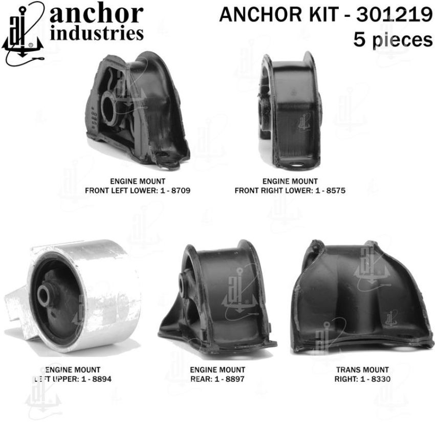 ANCHOR MOUNTS 301219 ENGINE MNT KIT