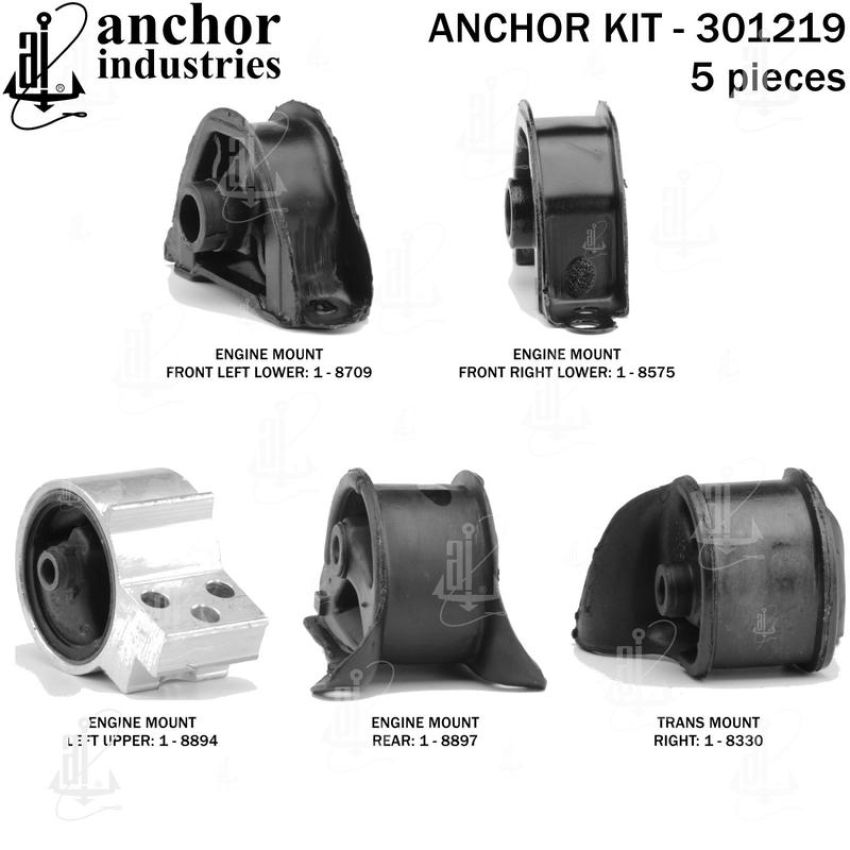 ANCHOR MOUNTS 301219 ENGINE MNT KIT