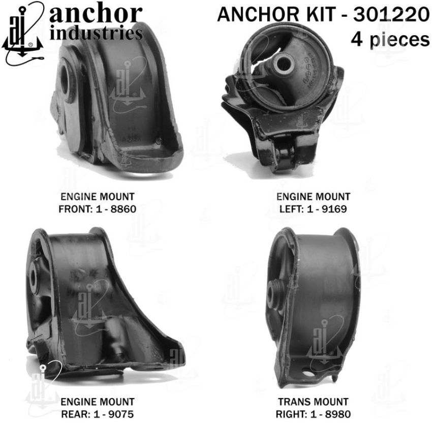 ANCHOR MOUNTS 301220 ENGINE MNT KIT