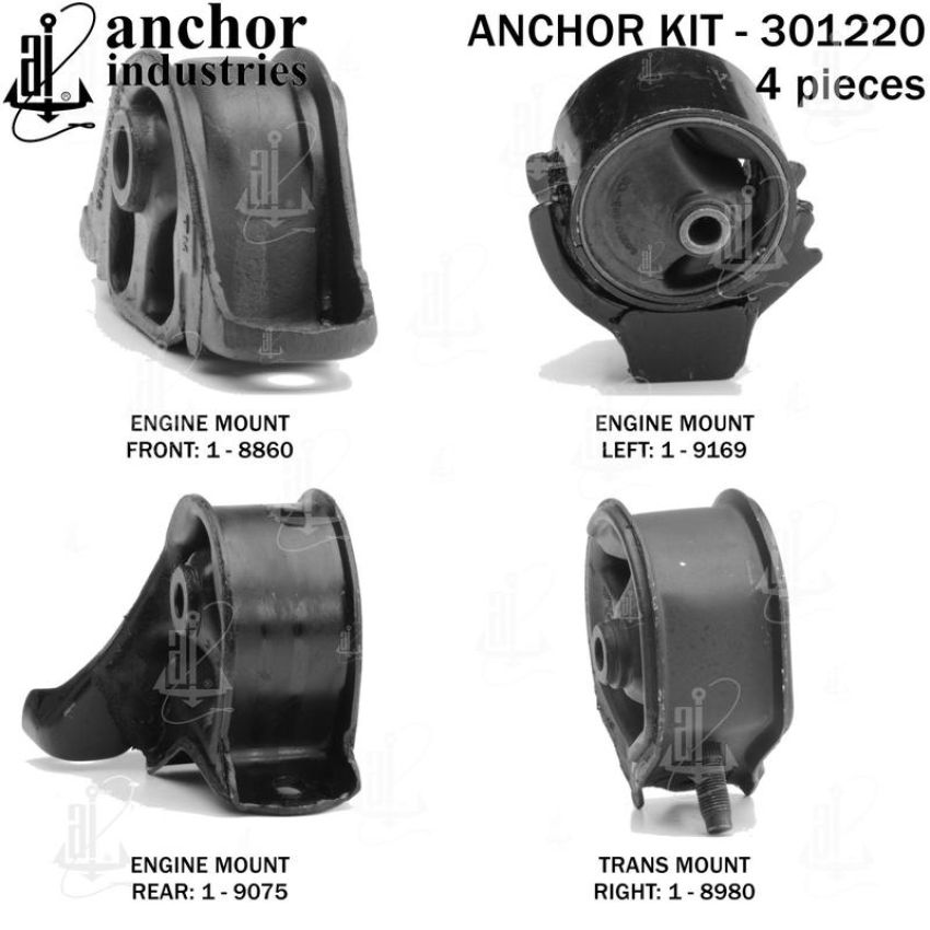 ANCHOR MOUNTS 301220 ENGINE MNT KIT