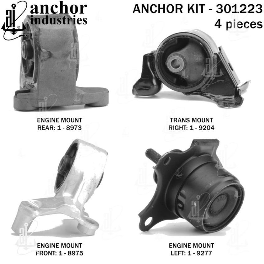 ANCHOR MOUNTS 301223 ENGINE MNT KIT