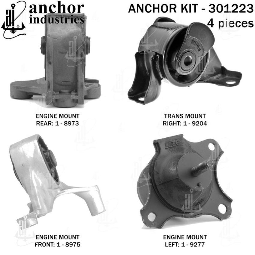 ANCHOR MOUNTS 301223 ENGINE MNT KIT