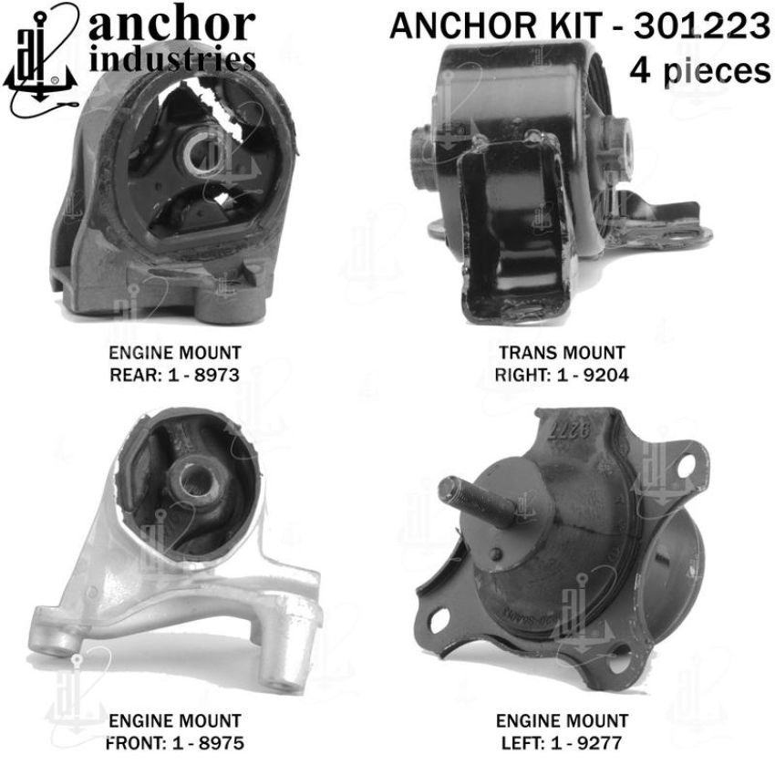 ANCHOR MOUNTS 301223 ENGINE MNT KIT