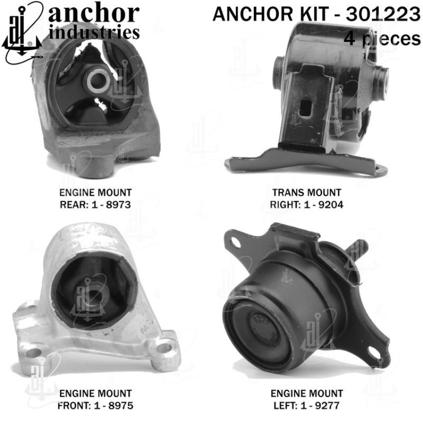 ANCHOR MOUNTS 301223 ENGINE MNT KIT