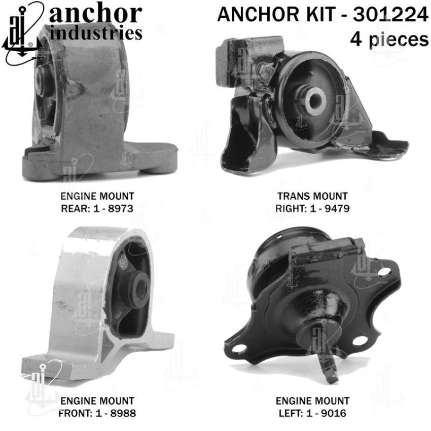 ANCHOR MOUNTS 301224 ENGINE MNT KIT