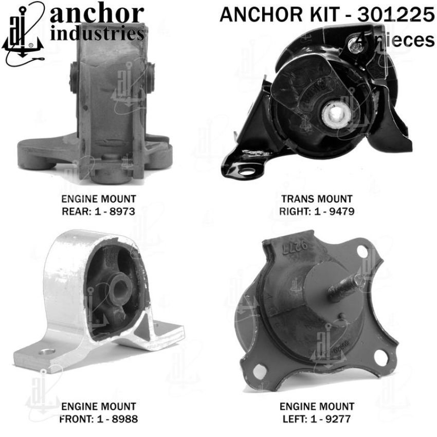 ANCHOR MOUNTS 301225 ENGINE MNT KIT