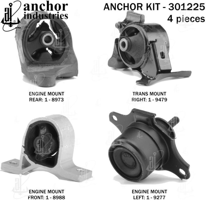 ANCHOR MOUNTS 301225 ENGINE MNT KIT