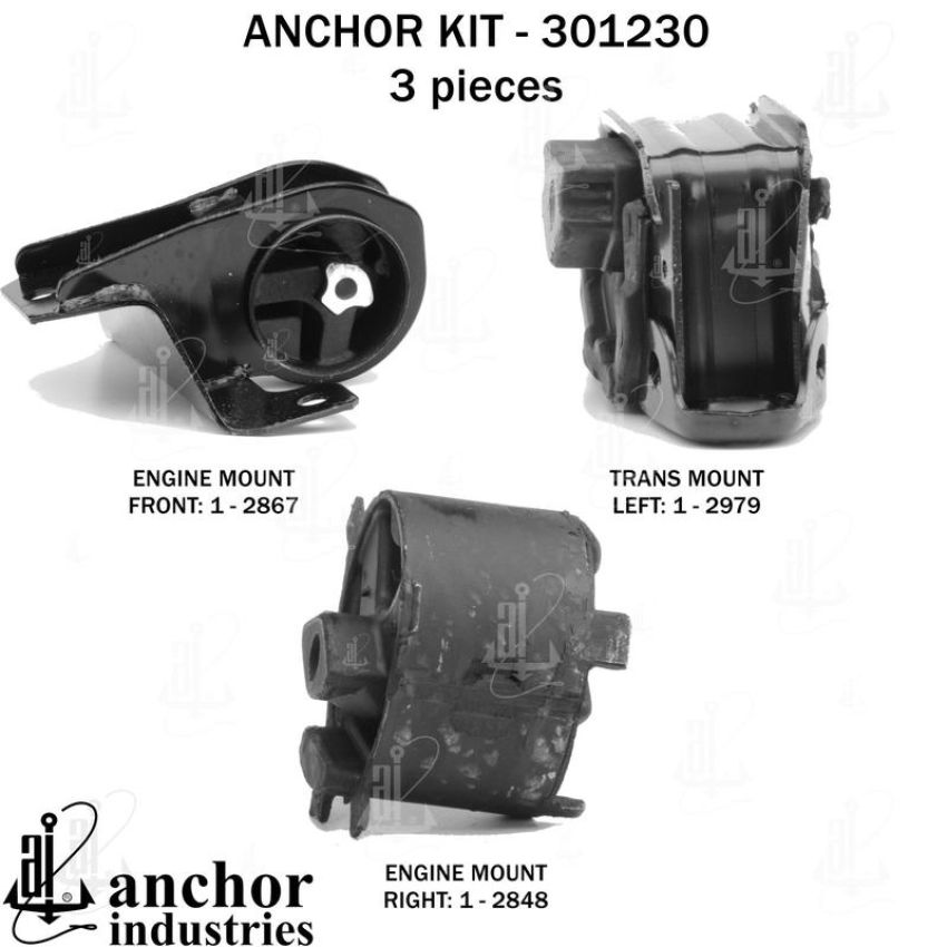 ANCHOR MOUNTS 301230 ENGINE MNT KIT