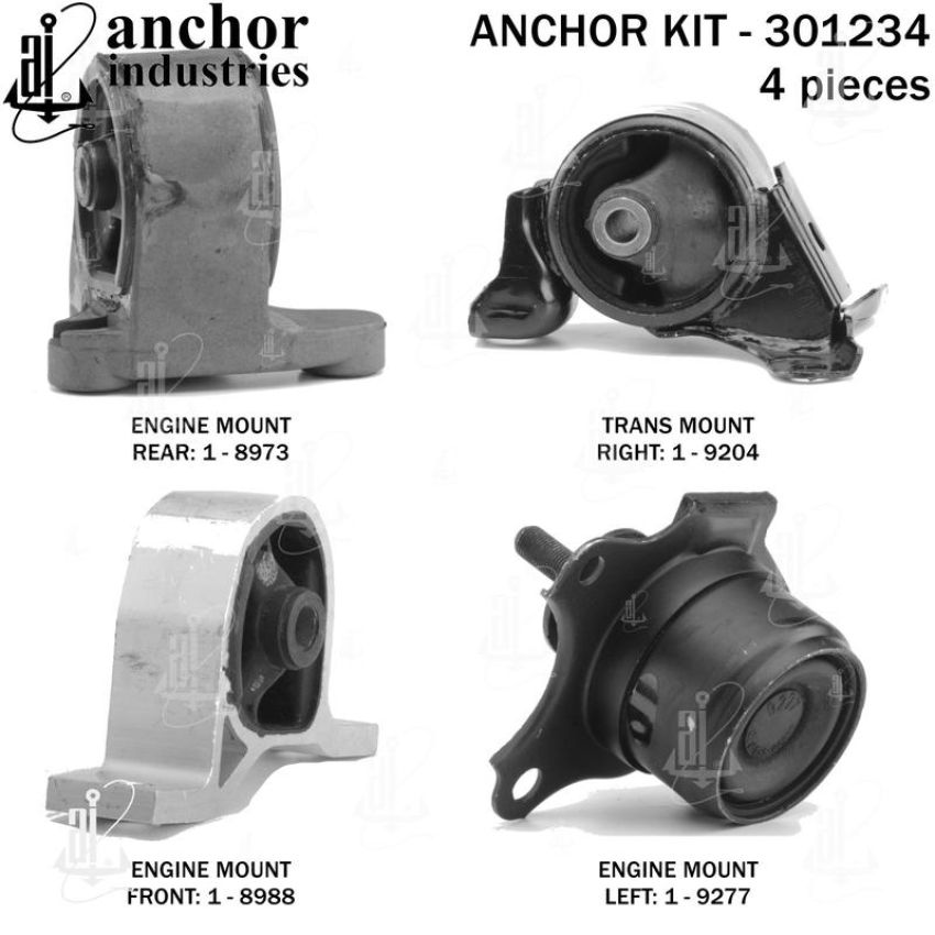 ANCHOR MOUNTS 301234 ENGINE MNT KIT