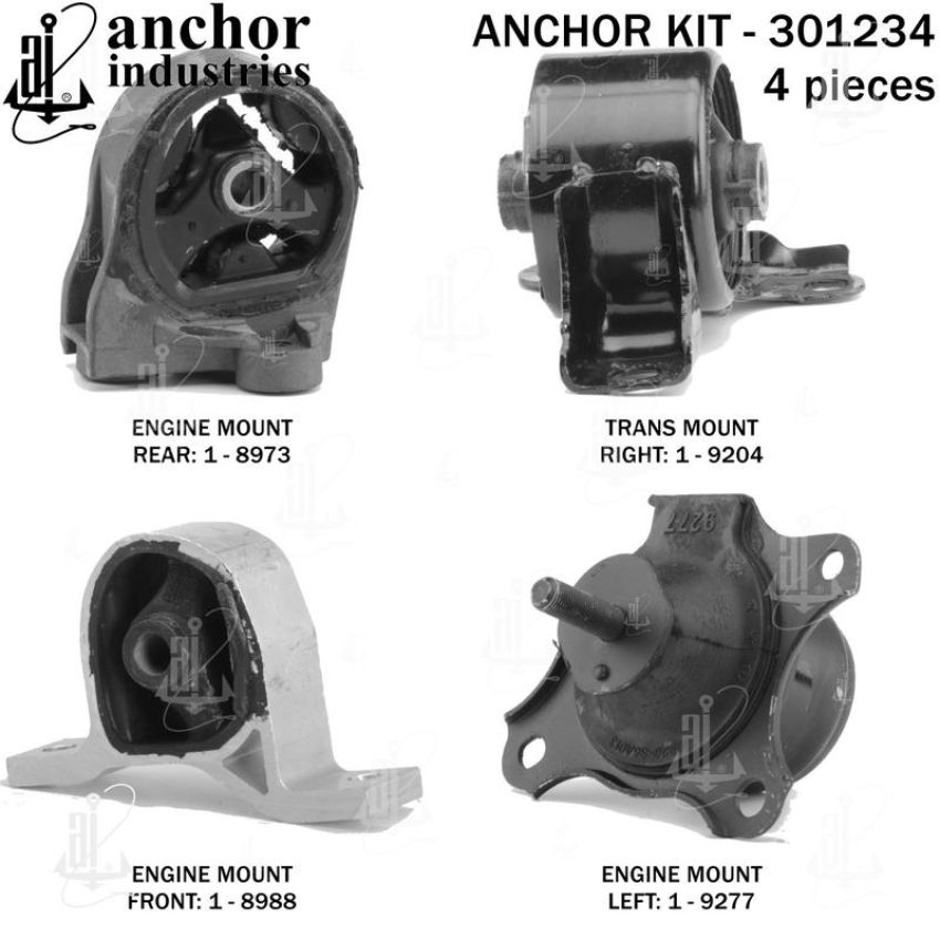 ANCHOR MOUNTS 301234 ENGINE MNT KIT