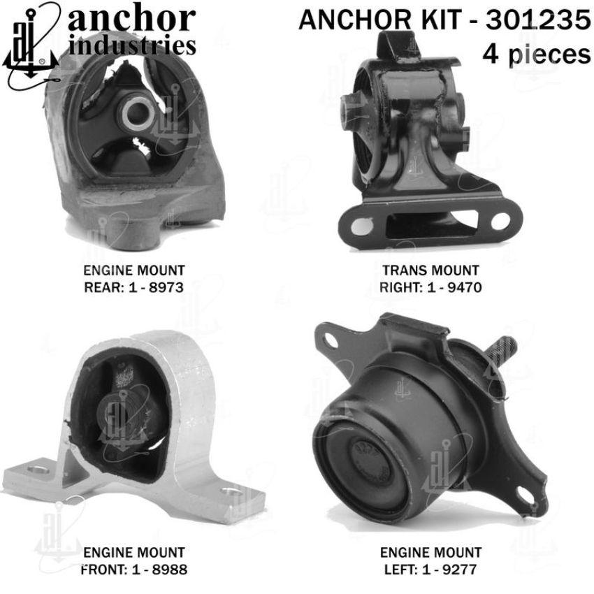ANCHOR MOUNTS 301235 ENGINE MNT KIT