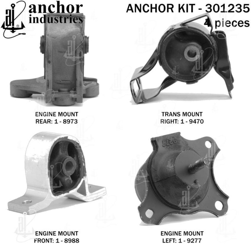 ANCHOR MOUNTS 301235 ENGINE MNT KIT