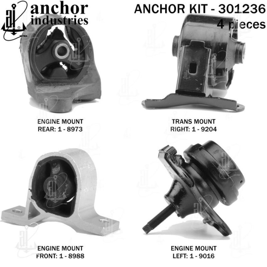 ANCHOR MOUNTS 301236 ENGINE MNT KIT