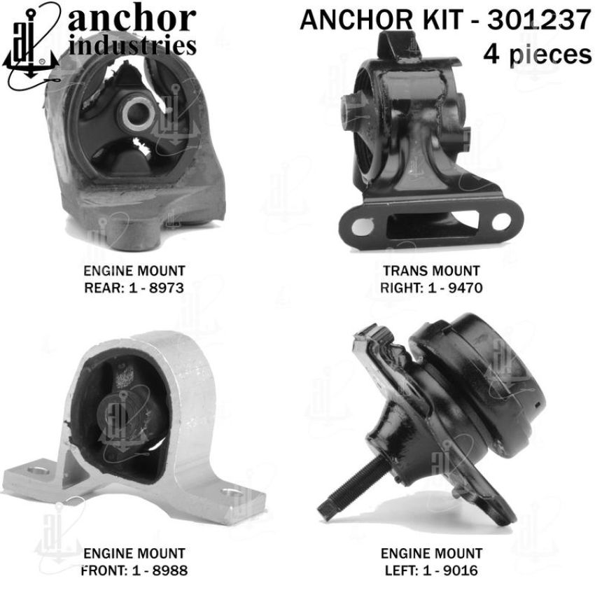 ANCHOR MOUNTS 301237 ENGINE MNT KIT
