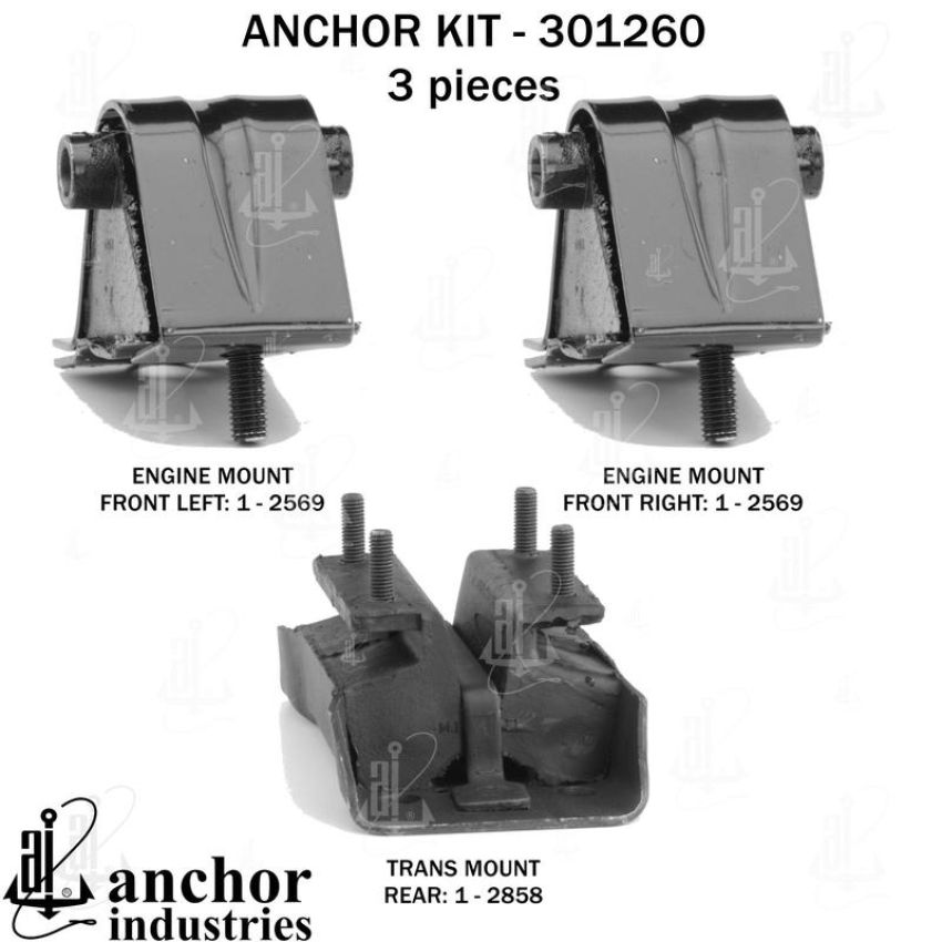 ANCHOR MOUNTS 301260 ENGINE MNT KIT