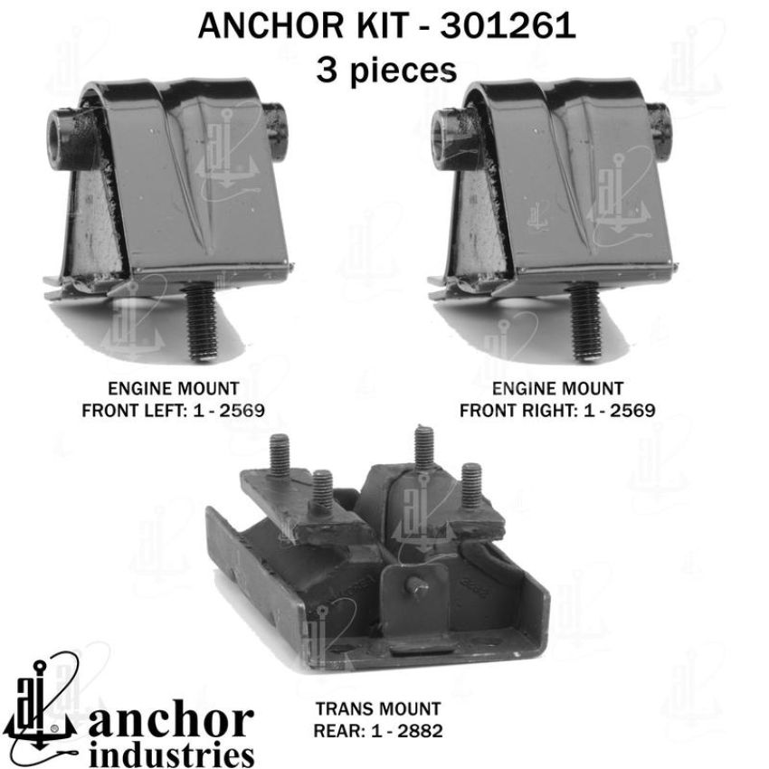 ANCHOR MOUNTS 301261 ENGINE MNT KIT