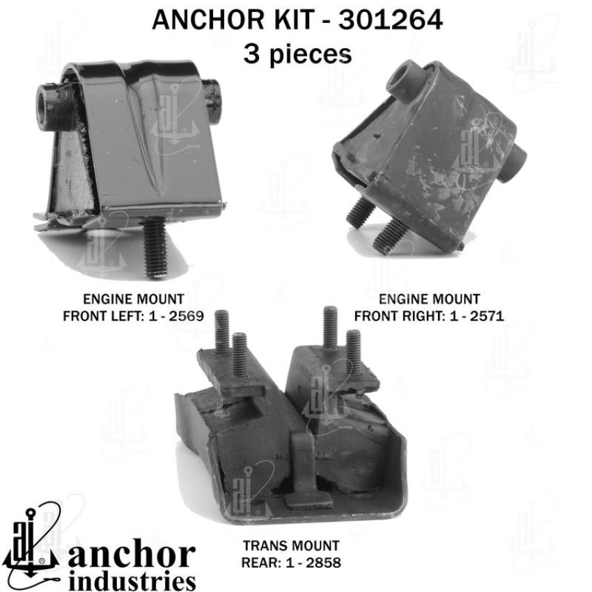 ANCHOR MOUNTS 301264 ENGINE MNT KIT